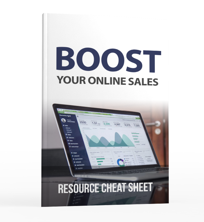 Boost your Online Sales Resource Cheat Sheet