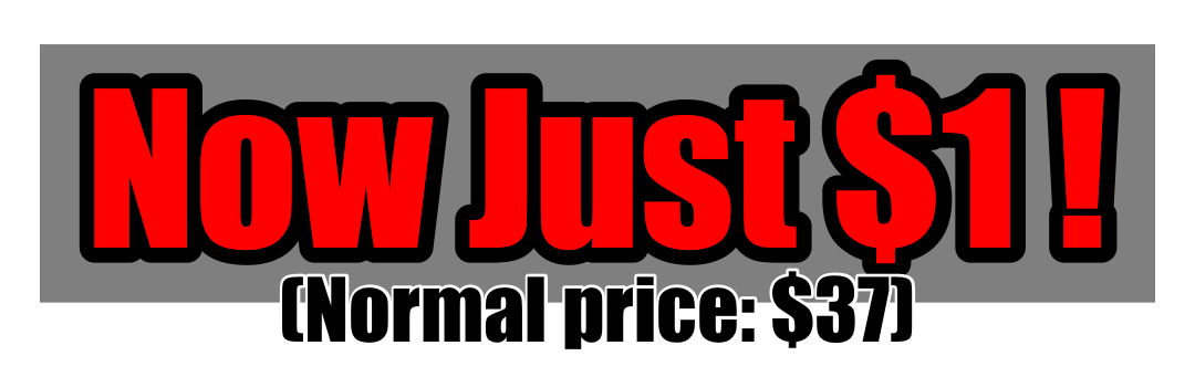 Limited Time Offer - Only $1