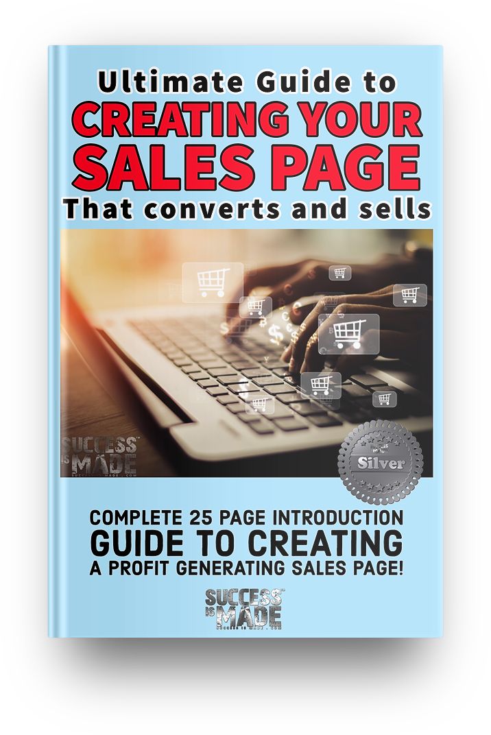 Creating Your Sales Page That Converts and Sells hard cover book