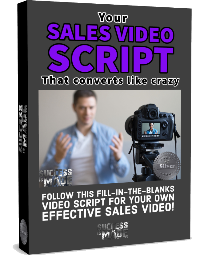 Sales Video Script box freestanding