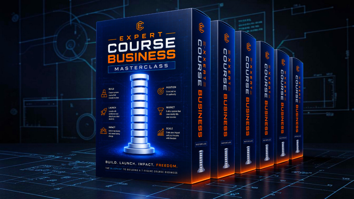 Expert Course Business Masterclass boxes modules blueprint small