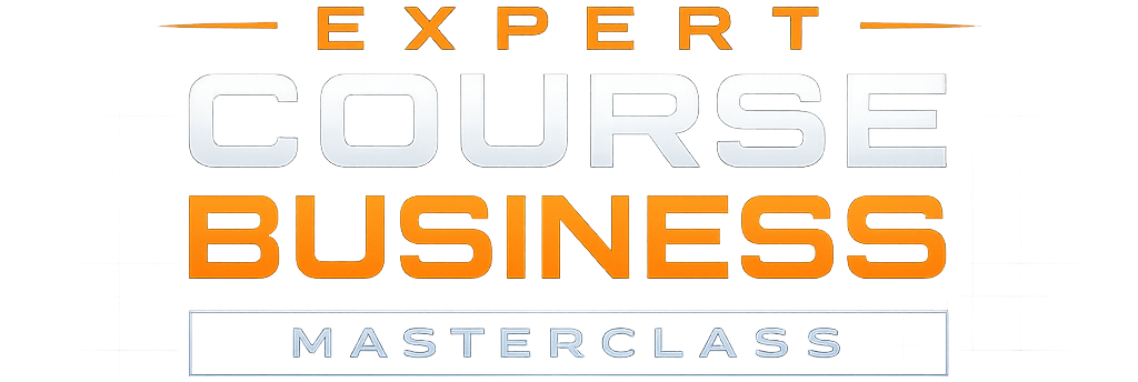 Expert Course Business Masterclass logo white Expert Course Business Masterclass logo white