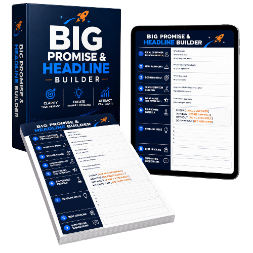 SIM Big Promise and Headline Builder template