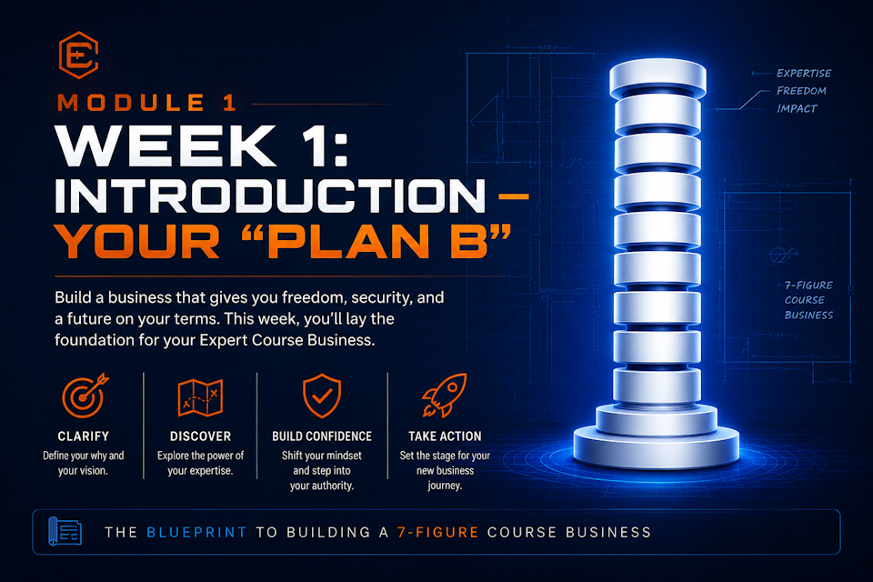 WEEK 1 - Expert Course Business, Your Plan B_small