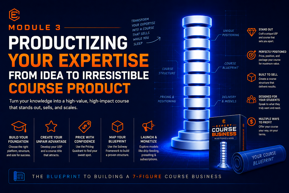 WEEK 3 - Expert Course Business, Productizing your Expertise_small